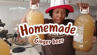 How to make ginger beer at home | Gemere | YouTube meeting @gardeningwithbettyk