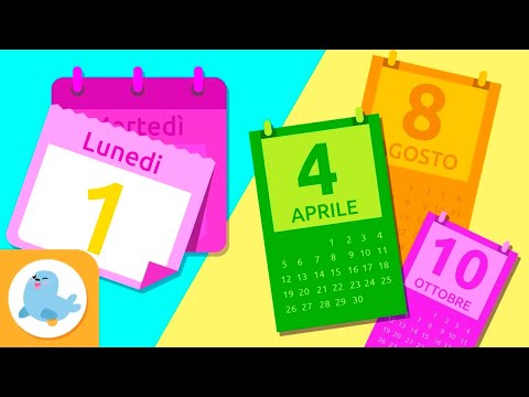 GIORNI della SETTIMANA e MESI dell'ANNO per bambini 📅 Raccolta 📆 Lunedì, martedì, mercoledì...