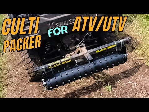 Cultipacker for ATV/UTV - Black Boar Cultipacker Install and Review