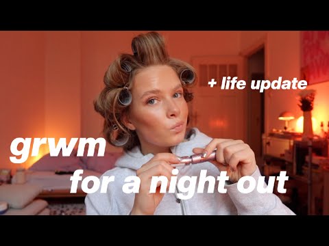 get ready with me for a NIGHT OUT + LIFE UPDATE // Unistart, Podcast, overthinking // Hanna Marie