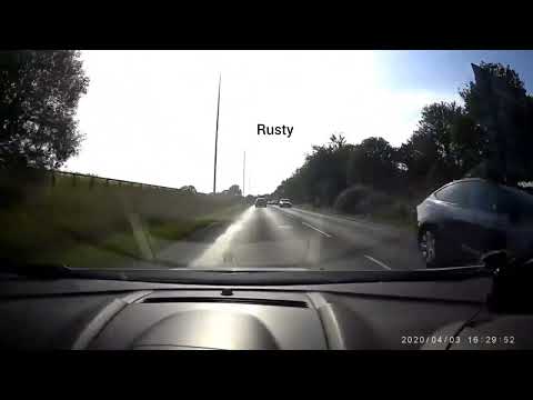 A140 Norwich accident dash Cam footage