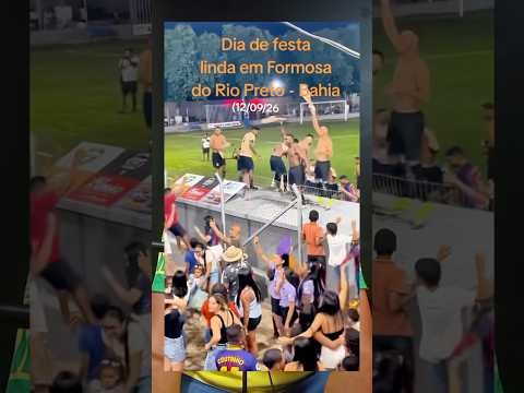 Teve troféu descendo em drone. Grande festa na decisão em Formosa do Rio Preto Bahia