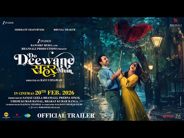 Do Deewane Seher Mein | Official Trailer | Siddhant C | Mrunal T | In Cinemas 20th February