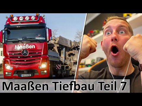 Maaßen Earth and Civil Engineering Part 7 - MB Actros HEAVY TRANSPORT with 3x625 HP - M4cM4nus re...