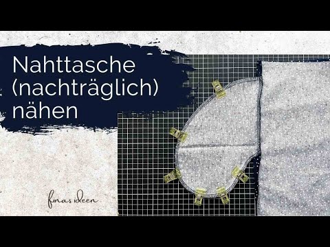 Nahttasche einfach nachträglich an Rock, Hose oder  Mantel nähen