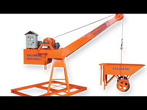 Monkey Hoist  / Mini Crane  /Building Material Lifting Machine, #constructionequipment  9592550551