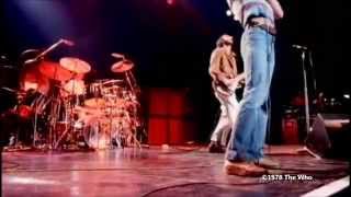 The Who at Shepperton Studios on 25 May 1978