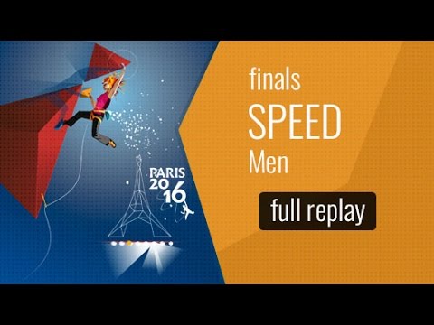 IFSC World Championships Paris 2016 - Vitesse - Finale - Hommes
