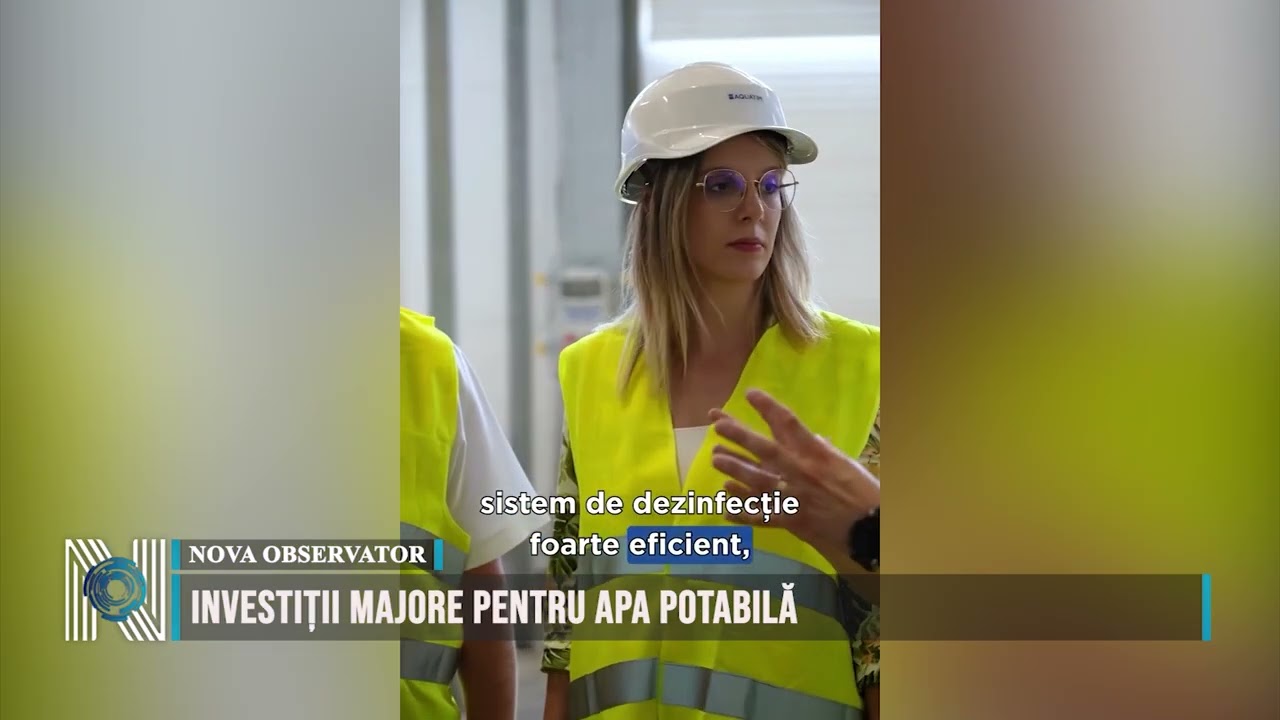 Investiții majore pentru apa potabilă