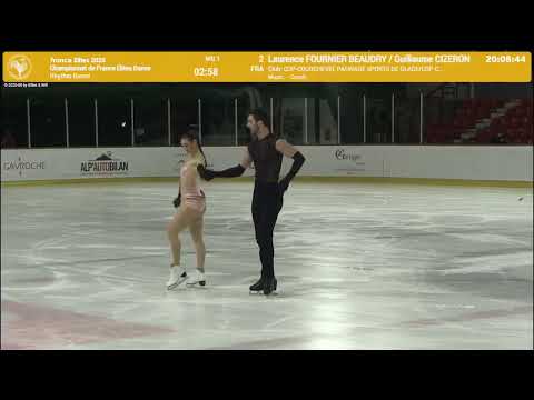 Laurence Fournier Beaudry & Guillaume Cizeron RD 2026 French Nationals