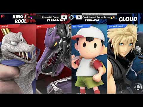 Sink or Swim 149 SSBU Doubles Round 2 - SG & WattPheasant (Red) vs B-Rice & Star (Blue)