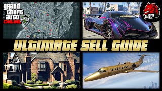 how to SELL everything possible in gta online..