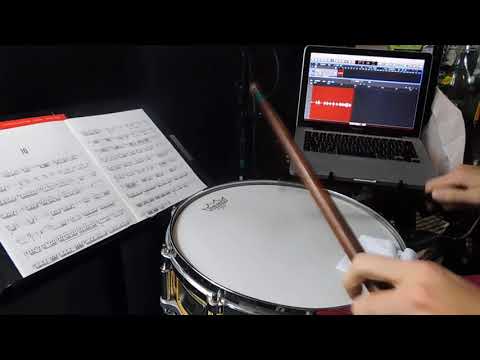 Advanced Snare Drum Studies Etude 10 60bpm Mitchell Peters