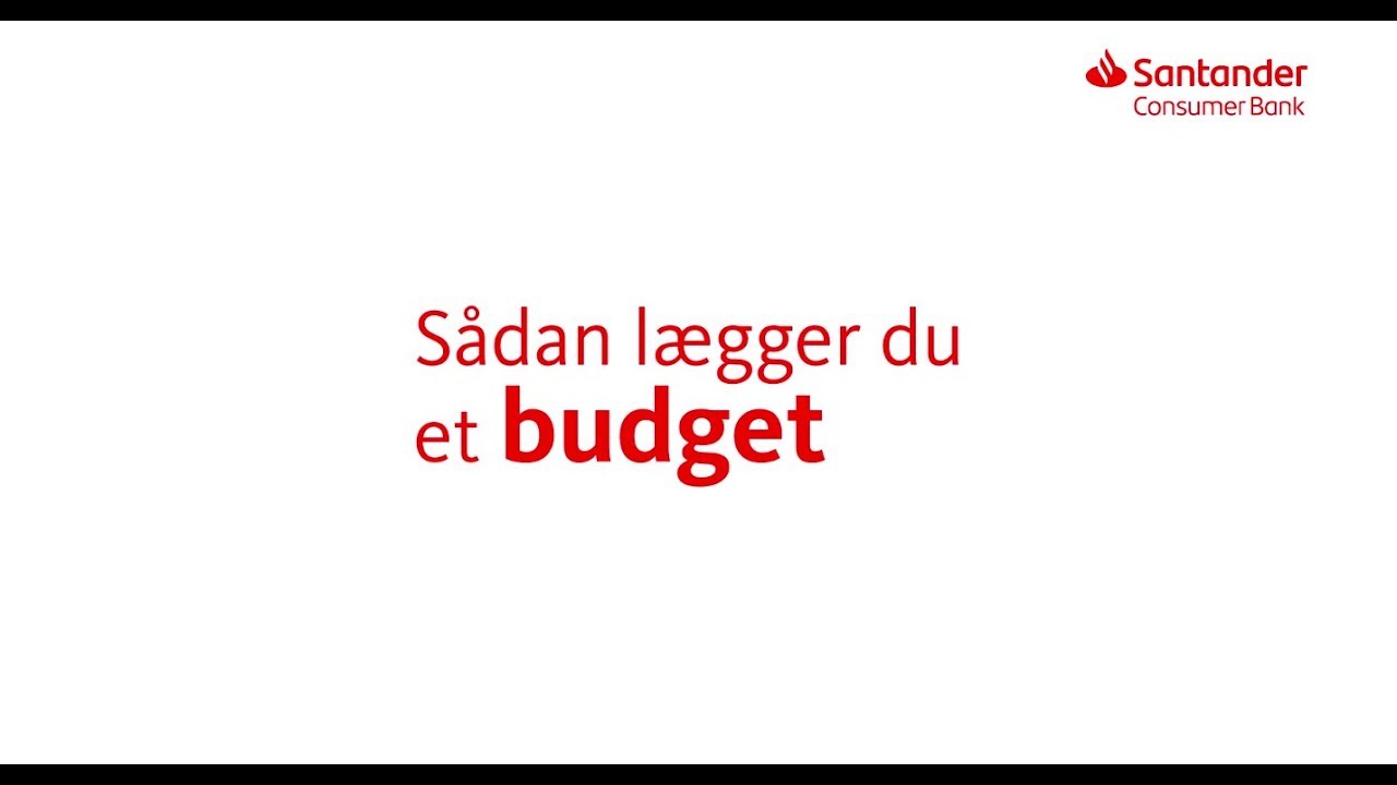 Video: Sådan lægger du et budget