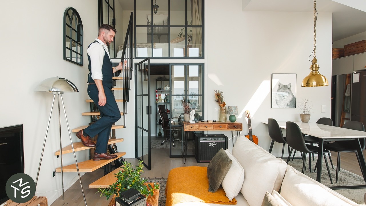 NEVER TOO SMALL: Swedish New York Inspired Loft Apartment, 41sqm/441sqft