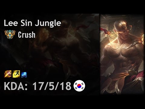 Lee Sin Jungle vs Xin Zhao - Crush - KR Challenger Patch 7.7