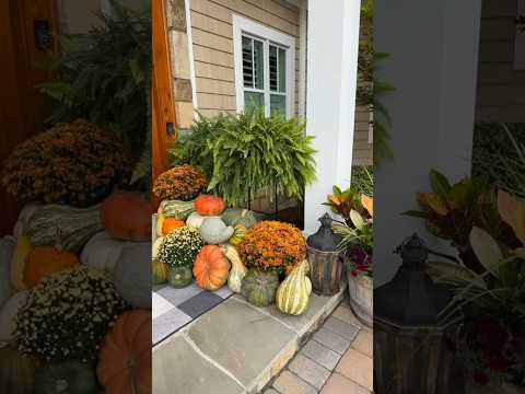 お母さんをオールシーズン元気に保つためのヒント! #お母さん #秋の装飾 #秋のポーチ #ポリーズプレイスデザイン #ヒント