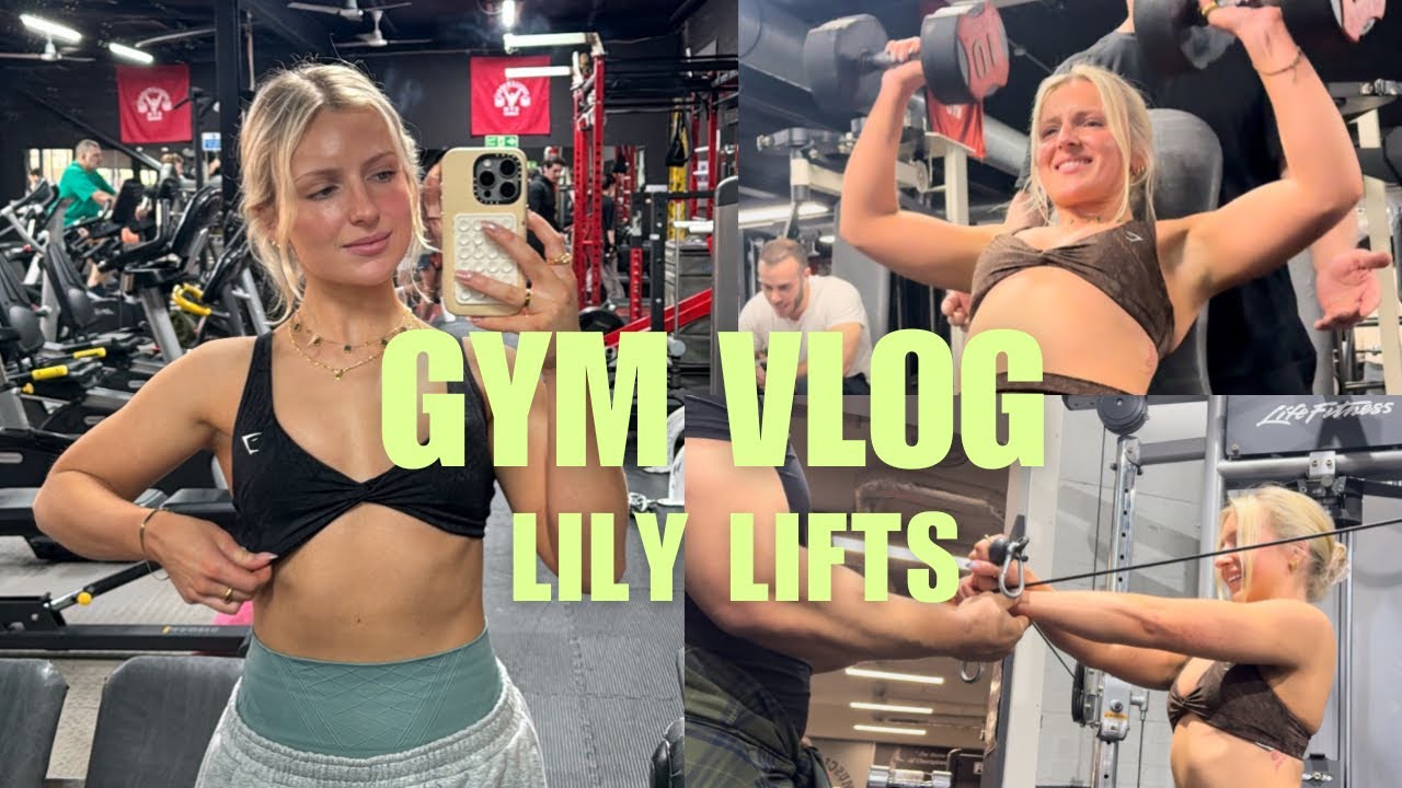 MY FIRST GYM VLOG | Lilylifts