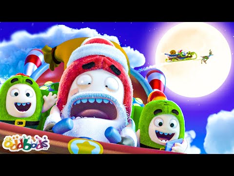 Santa Swap | Oddbods| Moonbug Kids Learn English & Karaoke Time