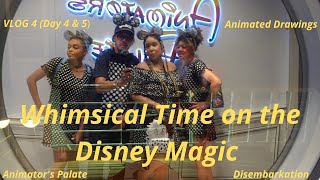 Disney Magic: Our last day was Whimsical: Animator's Palate & Disembarkation (Family Travel Vlog)