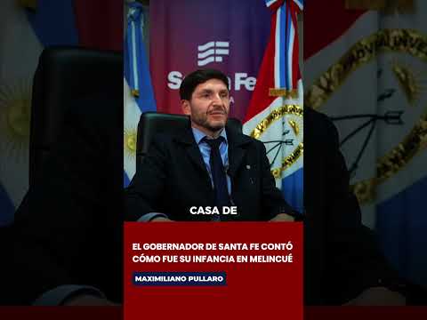 El gobernador Pullaro contó cómo una inundación cambió su infancia en Melincué. #santafe
