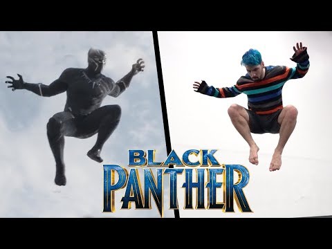 Black Panther Stunts In Real Life (Parkour, Tricking, Tumbling)