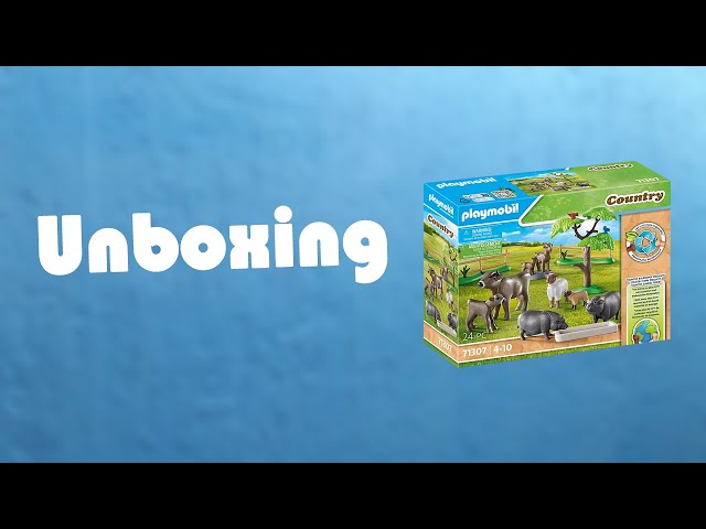 Vídeo relacionado con PLAYMOBIL Country 71307 Set Animales,con adorables Animales de Granja como Vacas, Cabras, ovejas y Cerdos vietnamitas, Juguetes para niños a Partir de 4 años