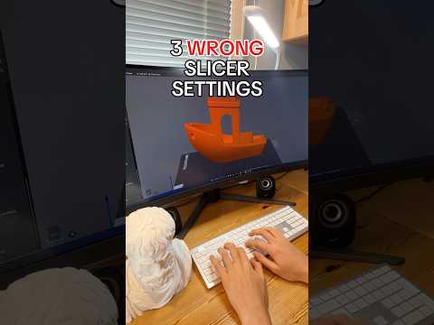 3 Defualt slicer settings, you should always change