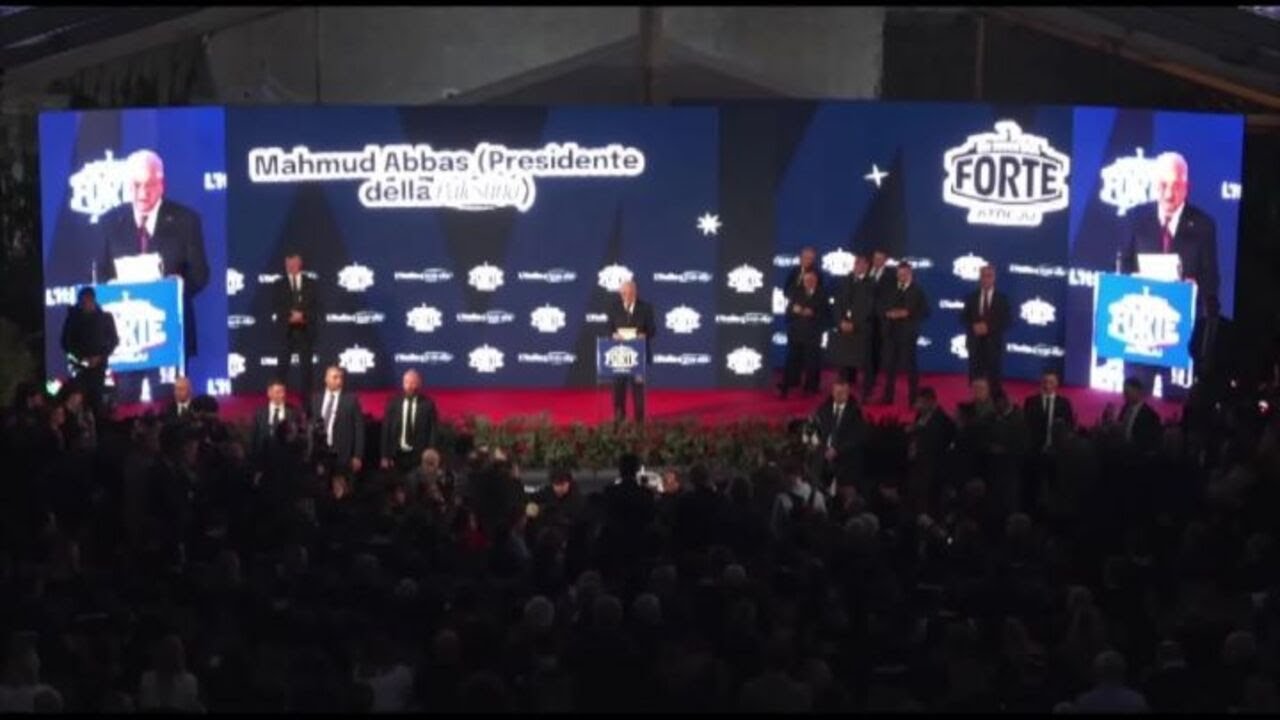 Abu Mazen ad Atreju: Grazie all'Italia per il sostegno, Buon Natale