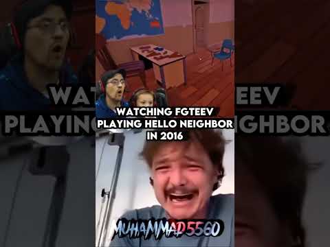 fgteev hello neighbor nostalgia #helloneighbor #fgteev #shorts