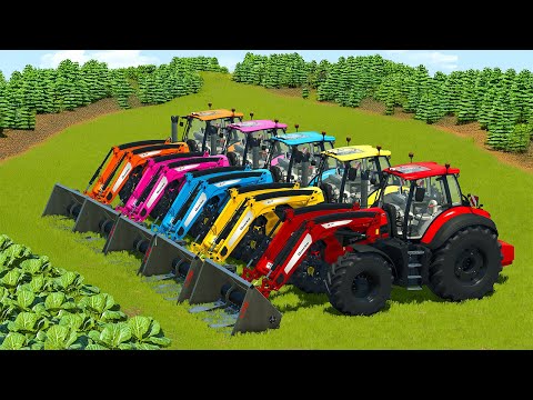 HARVEST, LOAD AND TRANSPORT SPINACH WITH DEUTZ TRACTORS - Farming Simulator 25