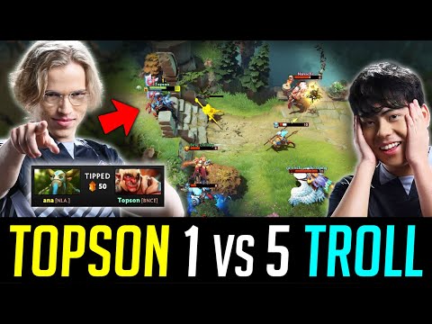 They're all running from TOPSON's TROLL WARLORD (feat. ana) DOTA 2