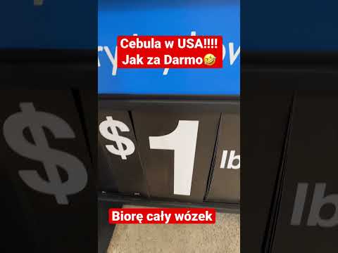 Polska Cebula w USA Biorę cały Wózek 😂 #humor #ameryka #cebula #polska #okazja