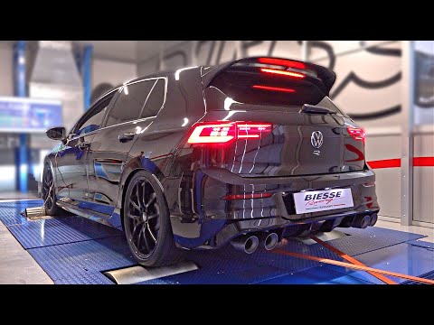 2022 VW Golf 8 R (400HP) feat. Akrapovic OPF Delete Exhaust + Eventuri Intake @ DYNO + Soundcheck!