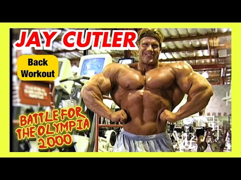 JAY CUTLER - BACK WORKOUT - BATTLE FOR THE OLYMPIA (2000)
