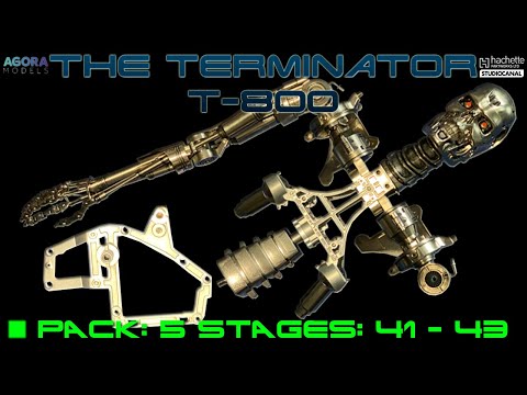 Stavba Big Scale ModelTerminator T-800 od Agora Models - Pack: 5, Stages: 41 - 43