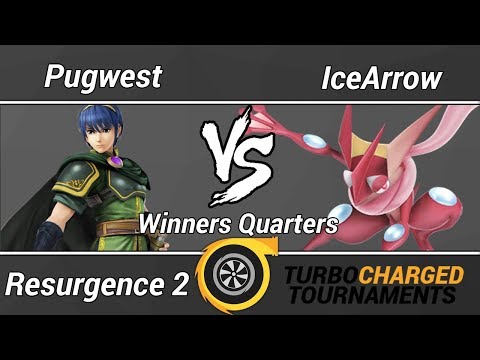 Resurgence 2 Wii U Singles (Winners Quarters) - Pugwest (Marth) vs. IceArrow (Greninja)