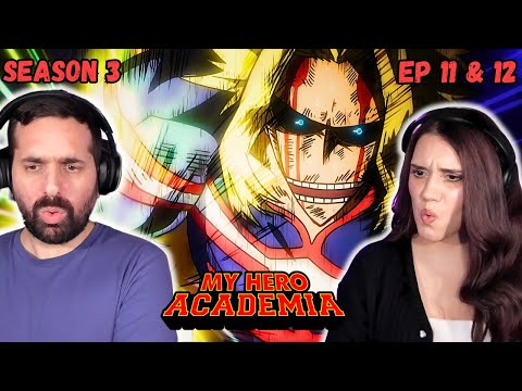 UNITED STATES OF SMASH | My Hero Academia Season 3 Episodes 11 & 12 | First Time Watching