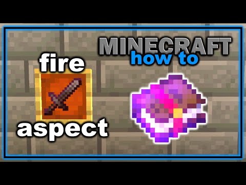 How to Get and Use Fire Aspect Enchantment in Minecraft! | Easy Minecraft Tutorial