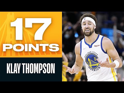 Klay Drops 17 PTS In Warriors Return 🔥