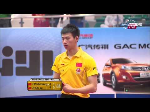 2014 Kuwait Open 1 2 FAN Zhendong vs ZHOU Yu {FULL HD}