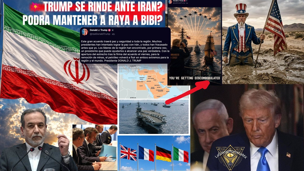 💥TRUMP SE RINDE ANTE IRAN, PODRA CONTENER A BIBI? YA HAY ACUERDO DE PAZ