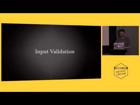 Adam Baldwin: Node Security | NodeConf ONE-SHOT | JSFest Oakland 2014