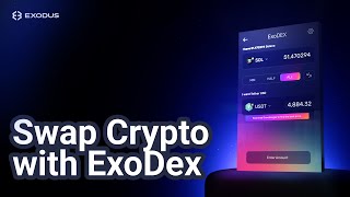 How to swap crypto using ExoDEX in the Exodus Web3 Wallet