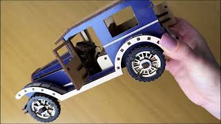 Дерев’яний конструктор Retro Car