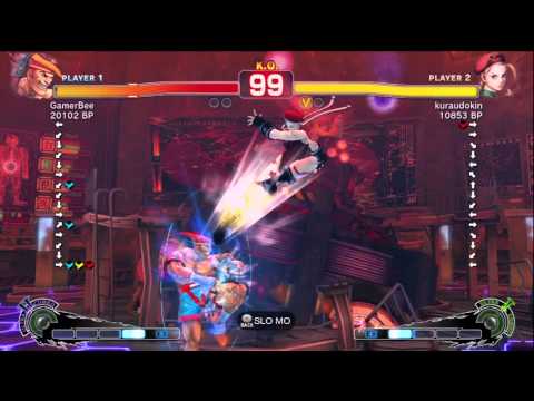 GamerBee [Adon] vs kuraudokin [Cammy] SSF4 Japanese Online Ranked Matches - TRUE-HD
