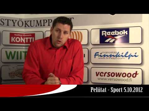 Peliitat-Sport 5.10.2012, Lehdistötilaisuus