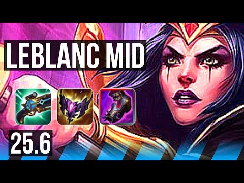 LEBLANC vs GANGPLANK (MID) | EUNE Master | 25.6