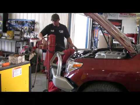 Installation of ARB bull/winch bar on 200 series Toyota Land Cruiser