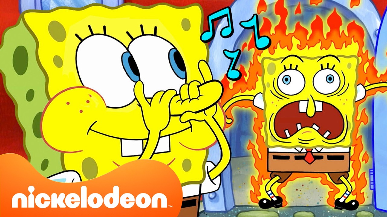 SpongeBob | Semua versi lagu tema SpongeBob! 🎶 | Nickelodeon Bahasa